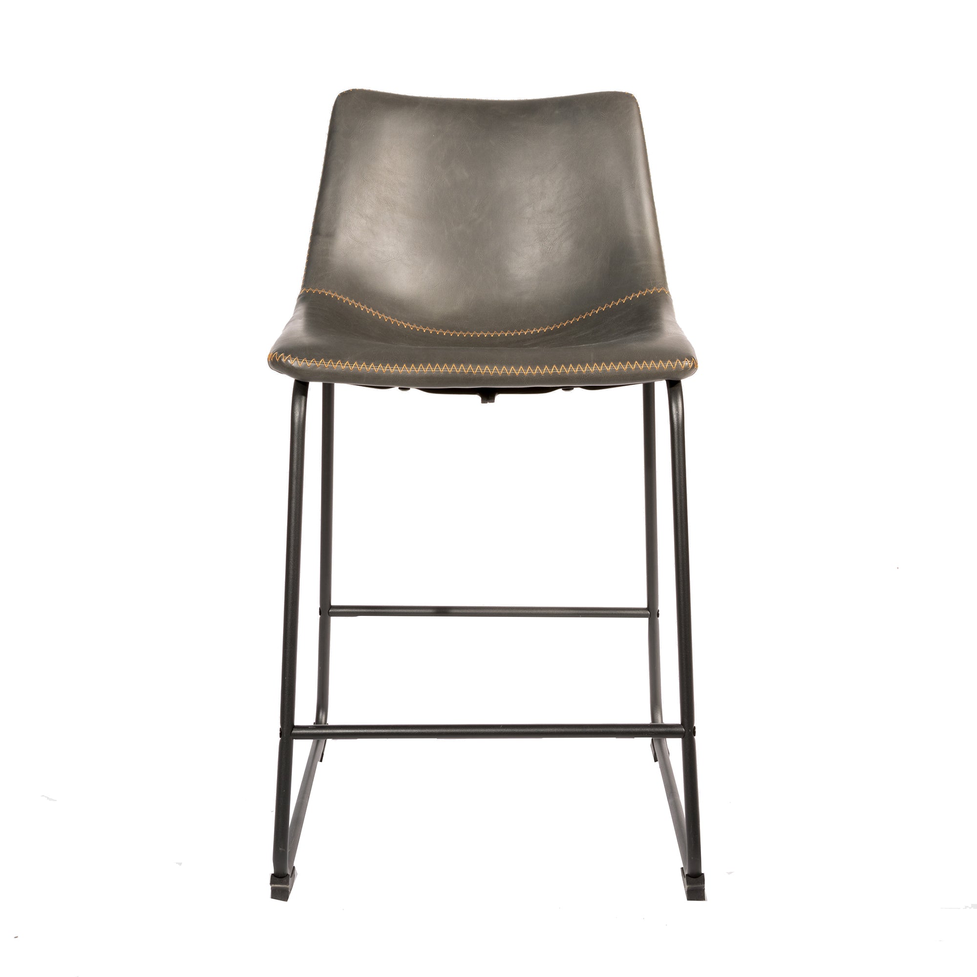 Dexter Grey Set of Two Kitchen Counter Stools